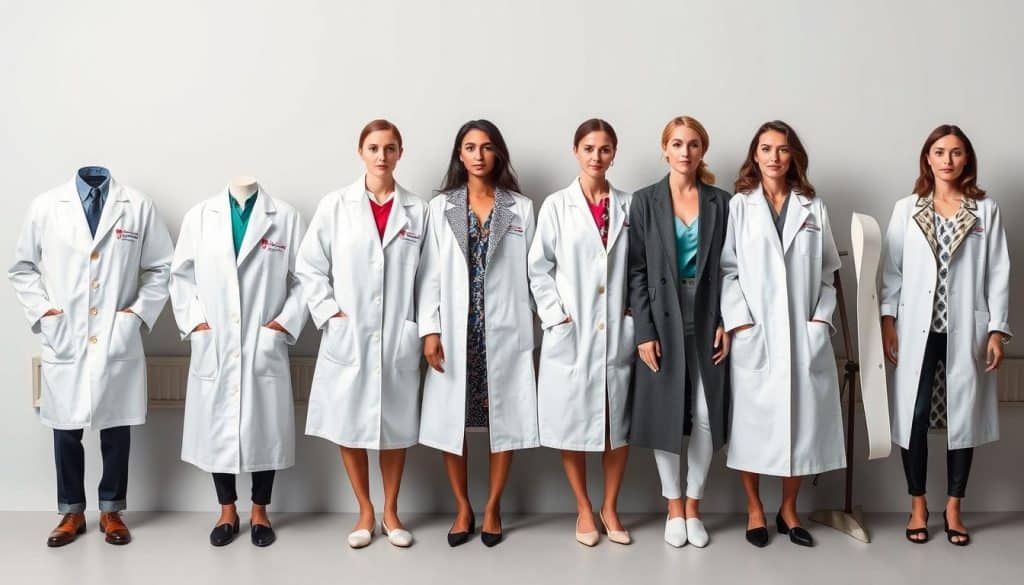Evolução dos Jalecos Hospitalares