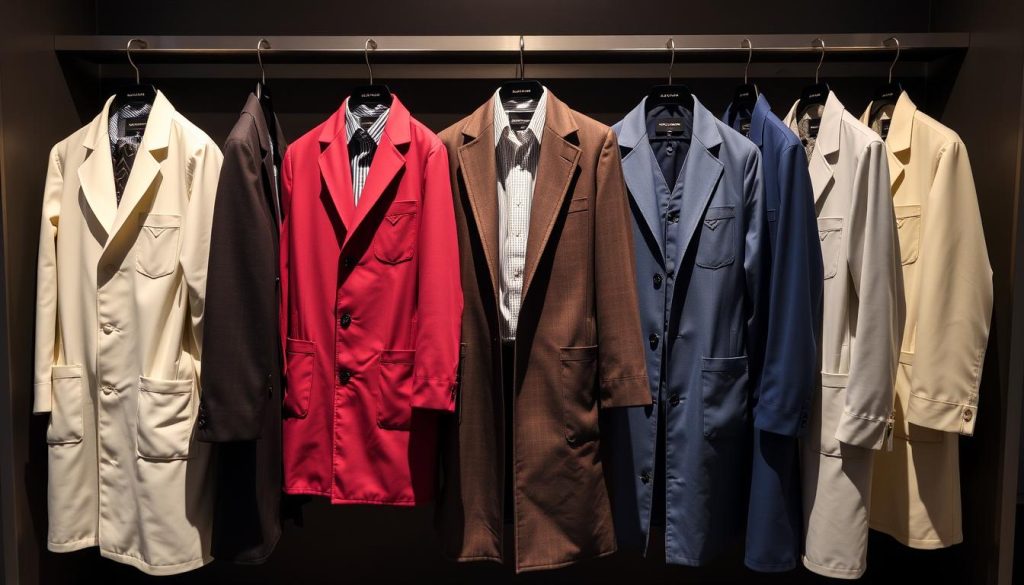 Jalecos masculinos em diferentes cores Jalecos masculinos em diferentes cores