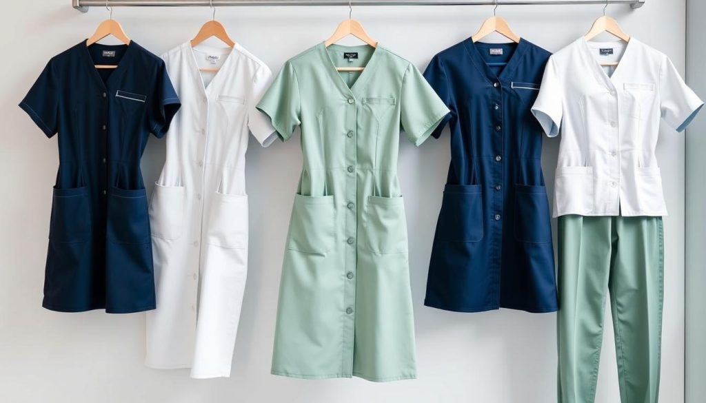 Uniformes profissionais de saúde