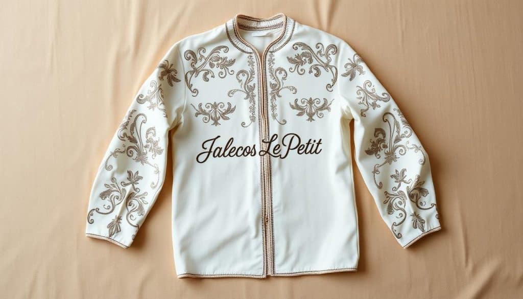 jaleco bordado