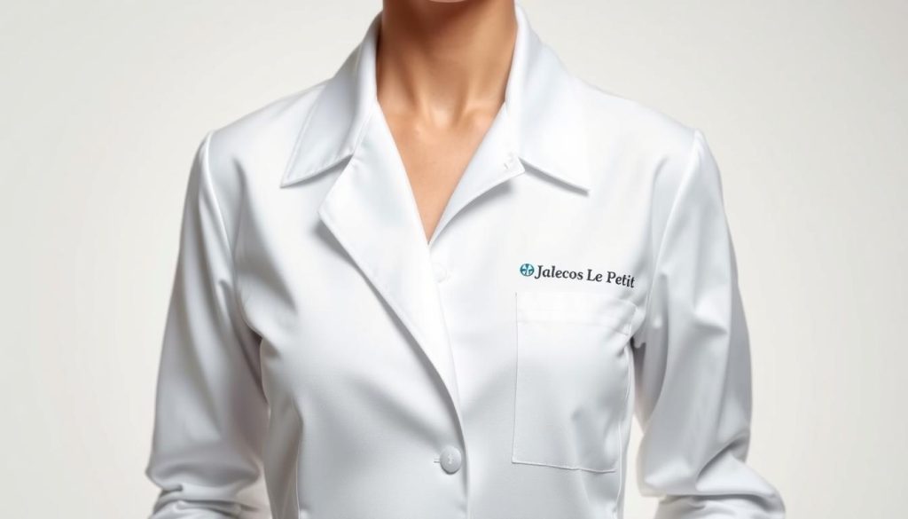 jaleco branco feminino