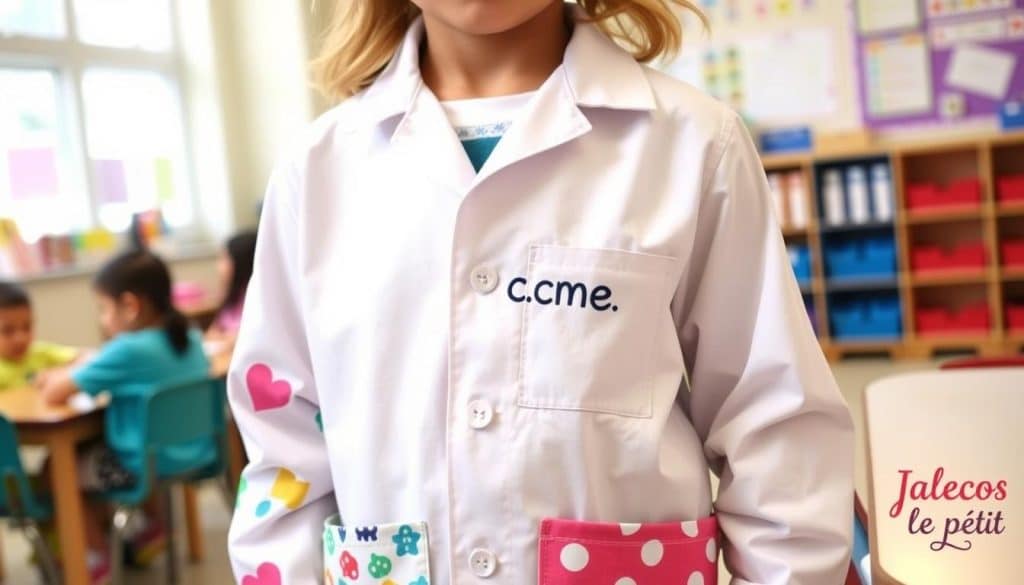 jaleco infantil personalizado