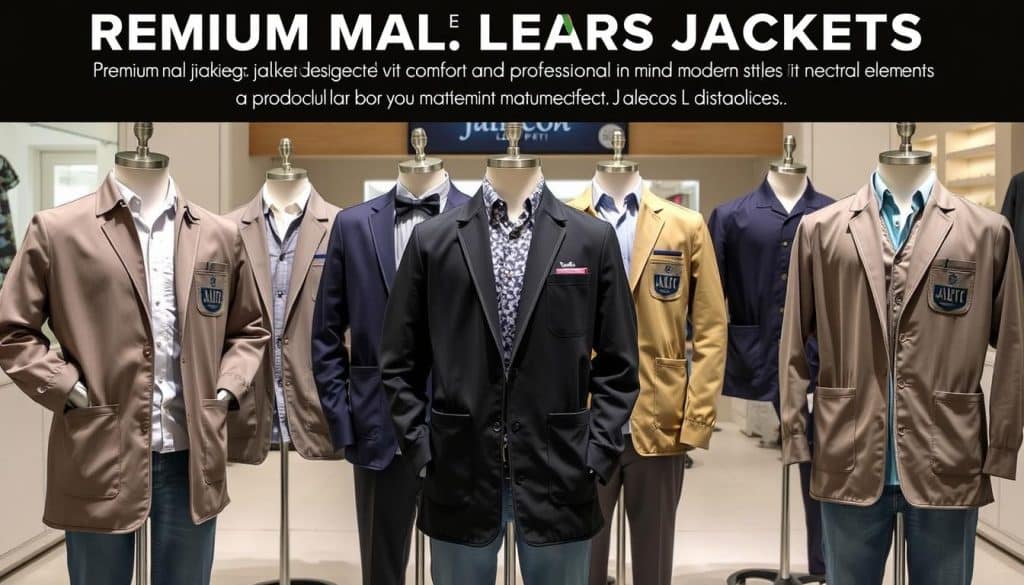 jalecos masculinos